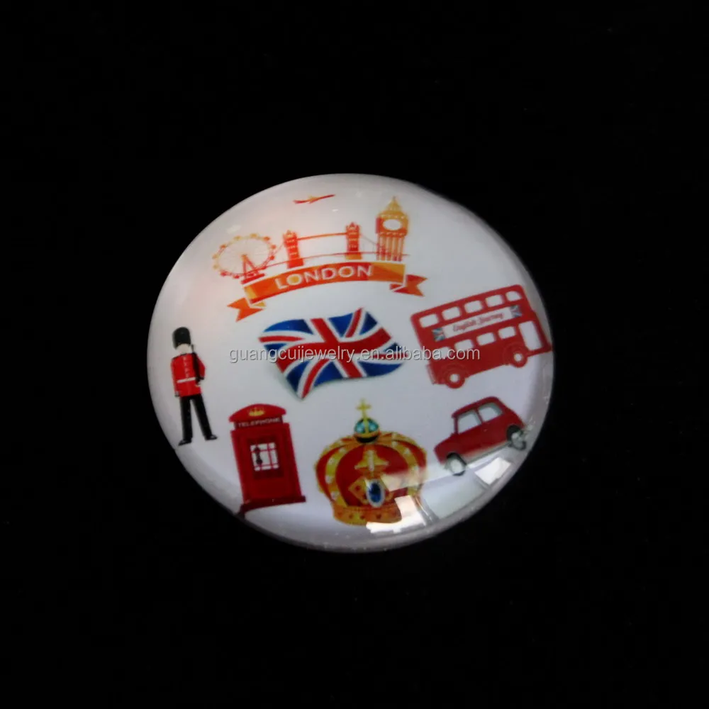 Custom design London Britain souvenir buy online crystal fridge magnets