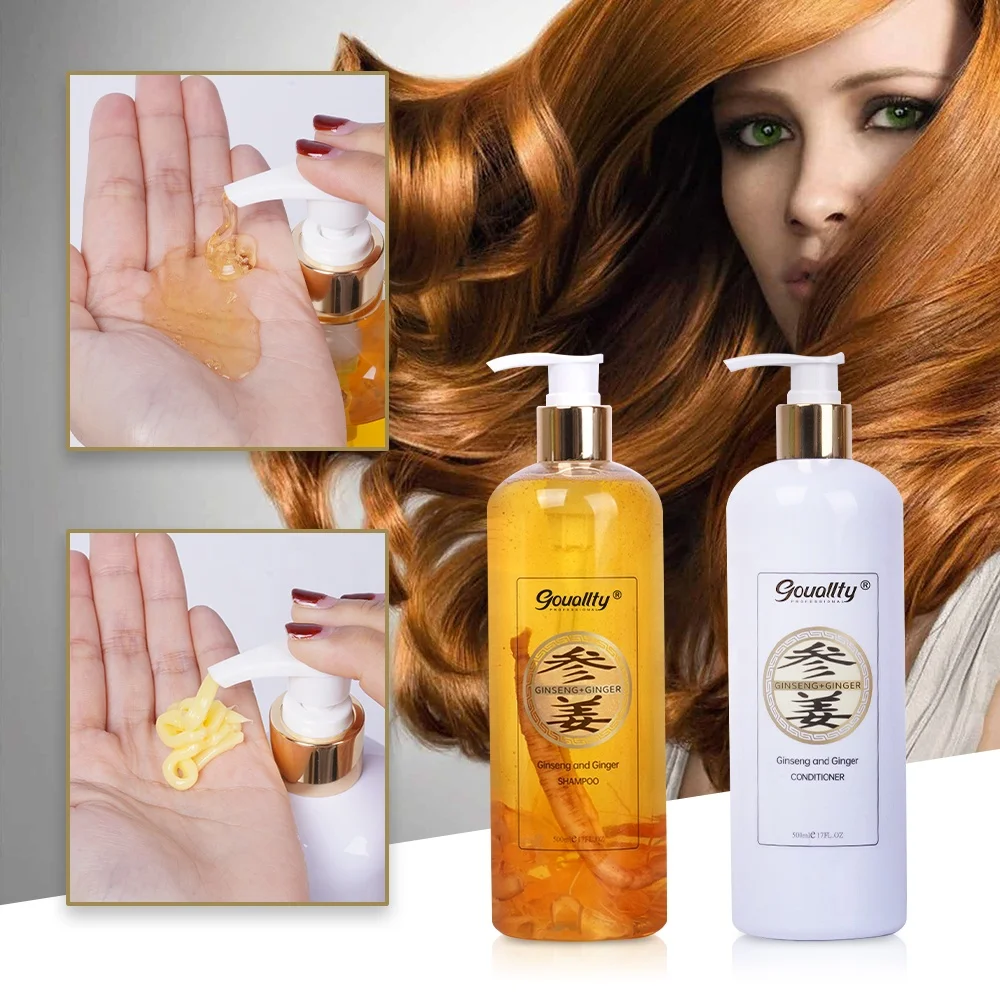 Wholesale Factory Price Organic Treatment Hair Regrowth Shampoo Conditioner Ginger Shampoo
