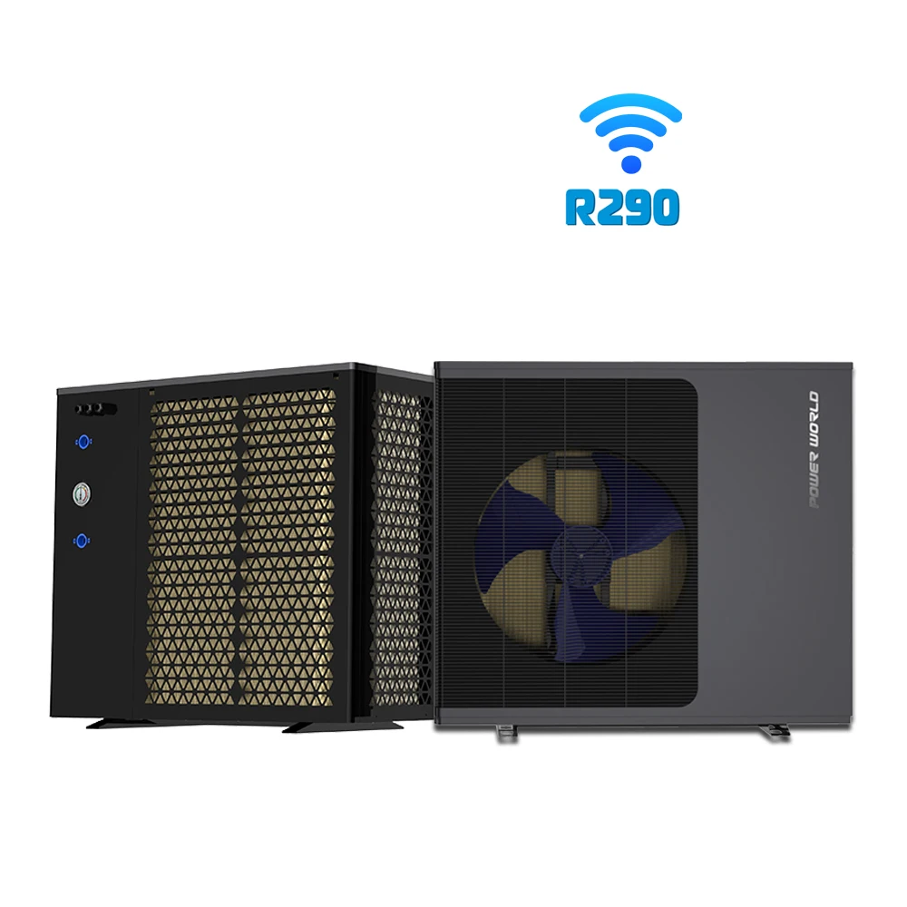 Power World R290 новый газовый воздушный тепловой насос 12 кВт evi инверторный для нагревателя и