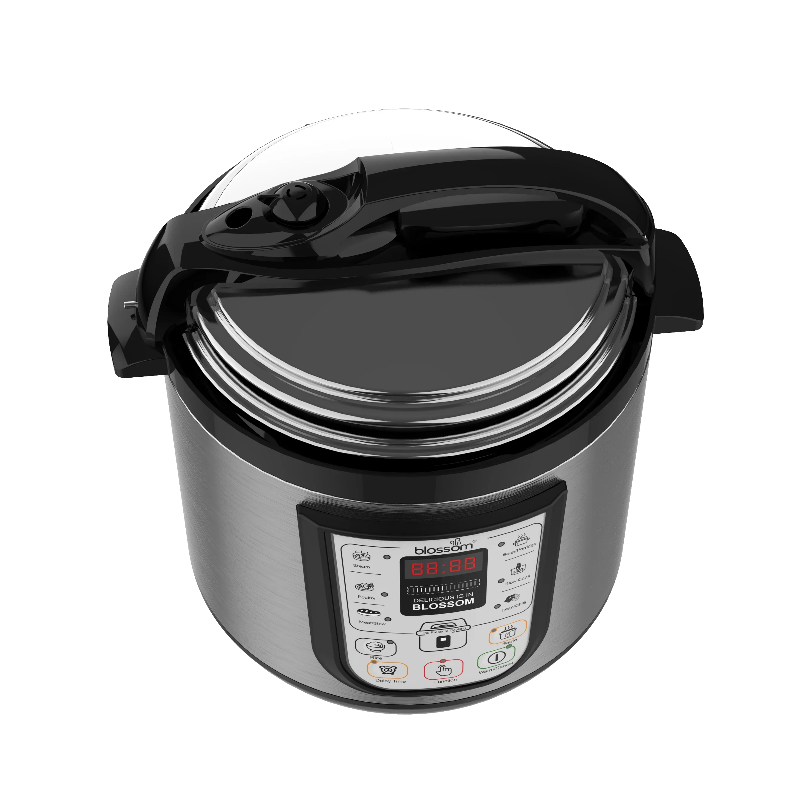 220V 50Kpa Freon-Free Aluminum Inner Pot 6L Automatic Electric Pressure Cooker Stainless Steel Multi-functional Restaurant Hotel