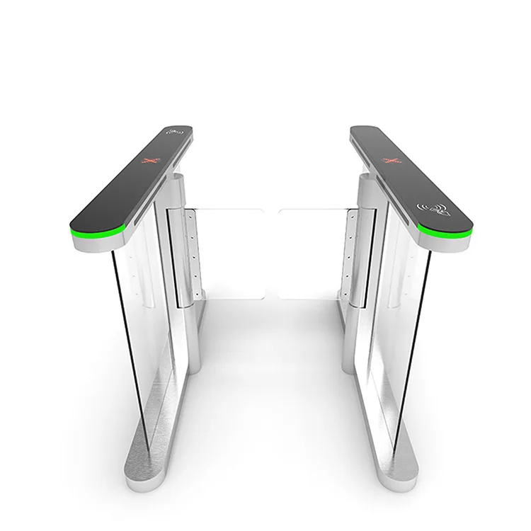 Flap gate barrier access control system IC card reader  turnstile mechanism