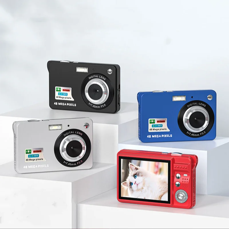 Professional 2.7inch 16X Digital Zoom 48MP Digital Video Dual Camera Cheap Digital Camera for Gift and Kids Camera