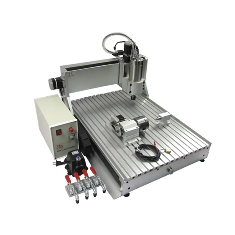  220/110 В LY CNC6090Z-VFD1.5KW 3 4 оси гравировальный станок собран и тщательно проверен маршрутизатор