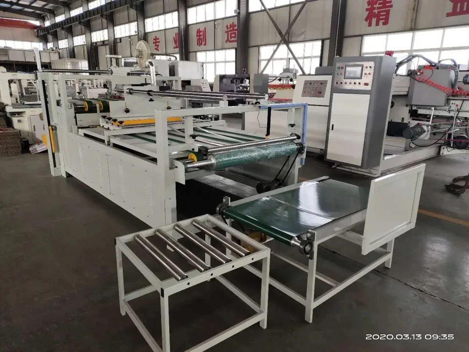 Полуавтоматическая Складная склеивающая машина MJZXJ -2 для машины по производству гофрированных картонных коробок