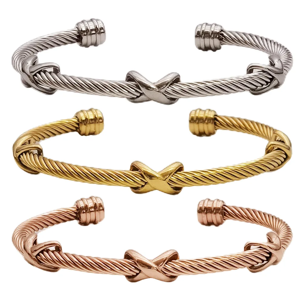 Fashion Classic Jewelry Arabic Islam Engraved Ayatul Kursi 18K Gold Plated Stainless Steel Charm Bracelets Bangles