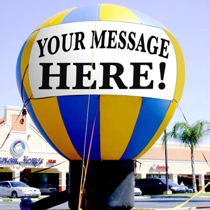 Hot sale customized giant advertising inflatable ground balloon