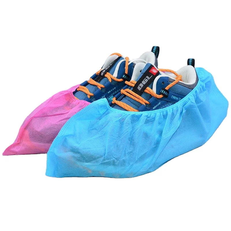 Disposable Medical Non-Woven surgical non skid Shoe Cover anti slip Polypropylene PE CPE Boot Covers