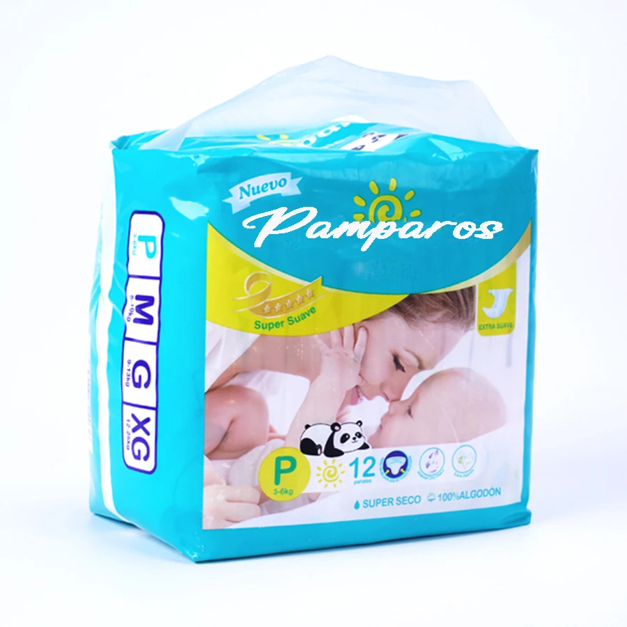 factory baby diapers pamparos baby diaper for Russians market