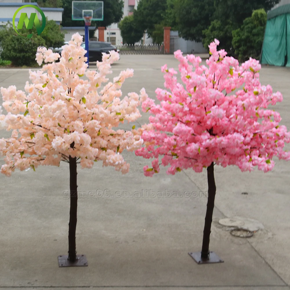 cherry blossom tree table for wedding  Silk flower tree artificial cherry blossom tree for wedding dining-table decoration