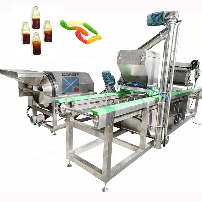 Gummy Starch Mogul Line Jelly Gummy Candy Production Line Gummy Making Machine