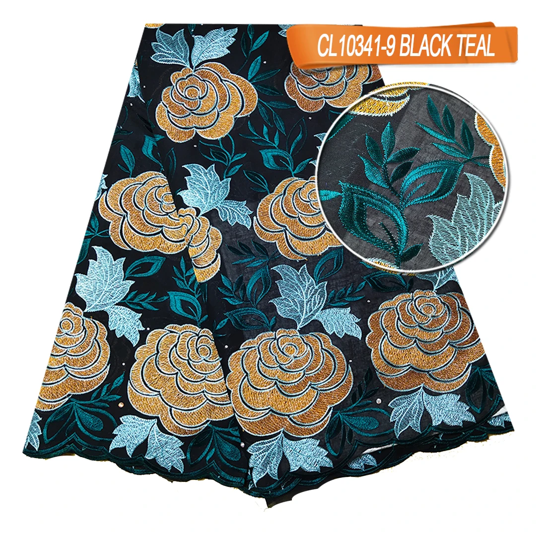 African fashion swiss voile embroidery lace cotton lace fabric with embroidery