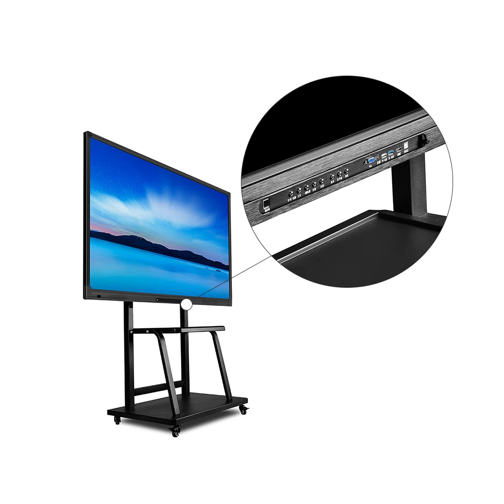 
65 inch cheap multi touch screen monitor optical interactive whiteboard smart board 