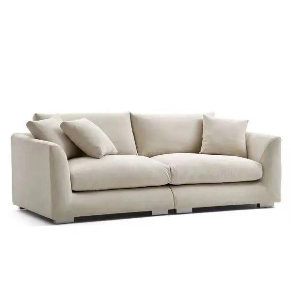 Leather or fabric Italian living room sofas chaise corner sofa slipcovers set furniture sectional sofa