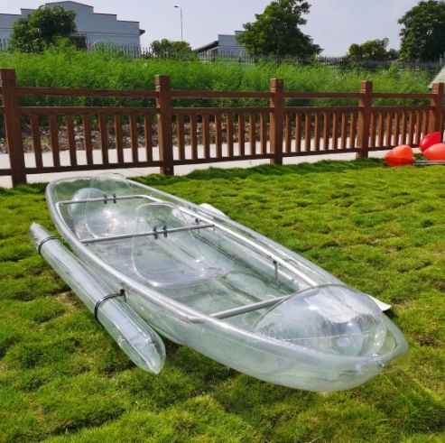 Traditional  PC Side air bag balancing device  Equipped sunshade Awning transparent boat