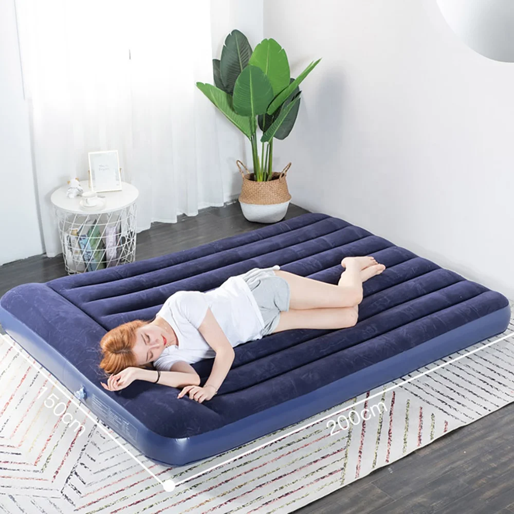 Factory Custom Home Portable Inflatable Air Mattresses With Pump Inflatable Bed Double