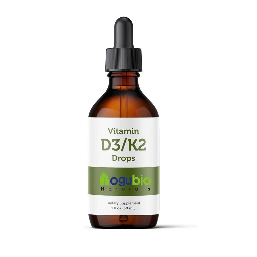 Aogubio Healthcare Supplement OEM Liquid Vitamin D3 With Vitamin K2 liquid Support Vd3+k2 drop