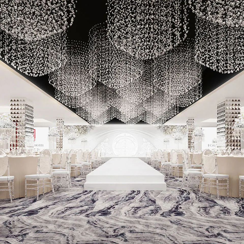 Xihong Factory Custom Wedding light Props Crystal Chandelier Luxury Party Events Stage Decorative lights