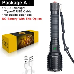 LED Ultra Long Range Flash Light 6800 Lumens Flashlight Most Powerful Flashlight