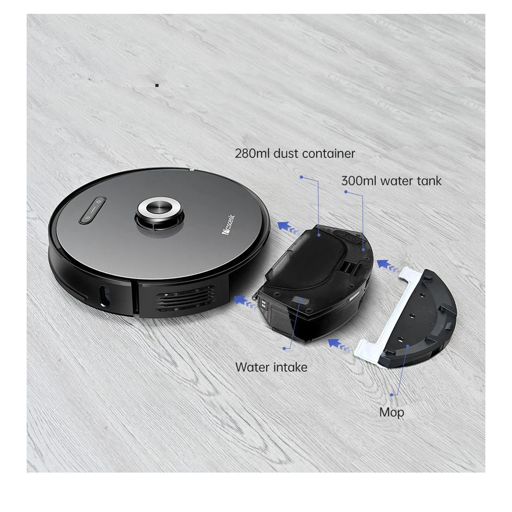 Proscenic Laser Navigation Cleans Stairs Deep Clean Robot Vacuum Cleaner Manufacturer Super Robot Vacuum Wifi Alexa