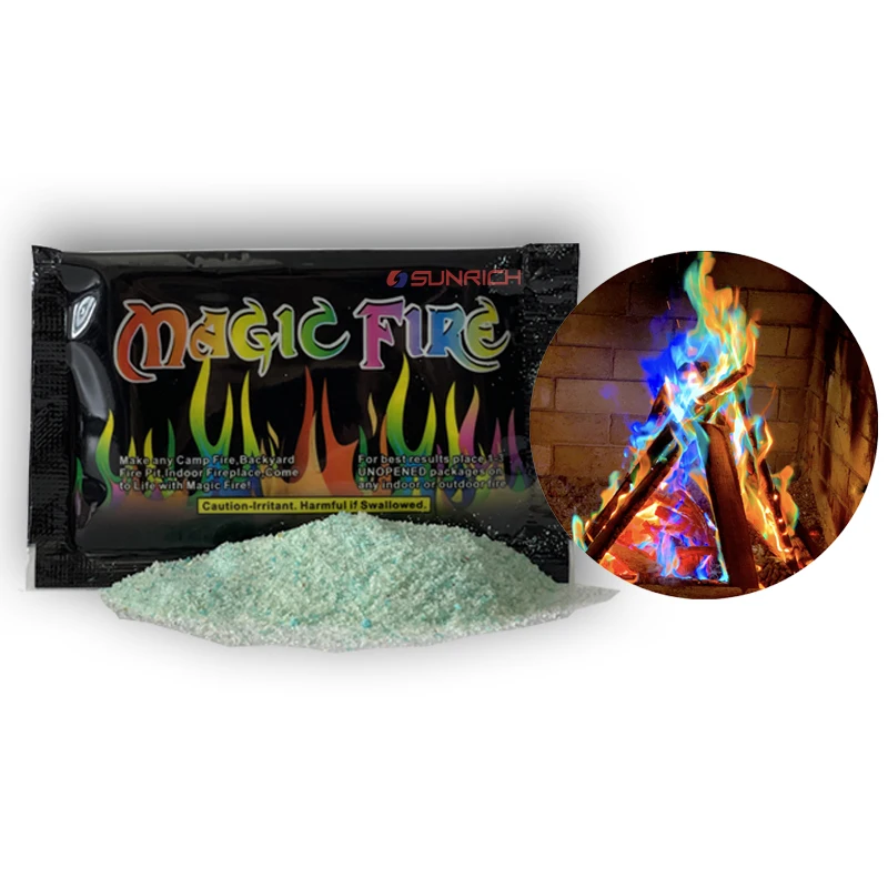 Sunrich Wholesale Magic Fire Package Indoor And Outdoor Colorful Fire Mystical Color Party Supplies Frame Magic Fire