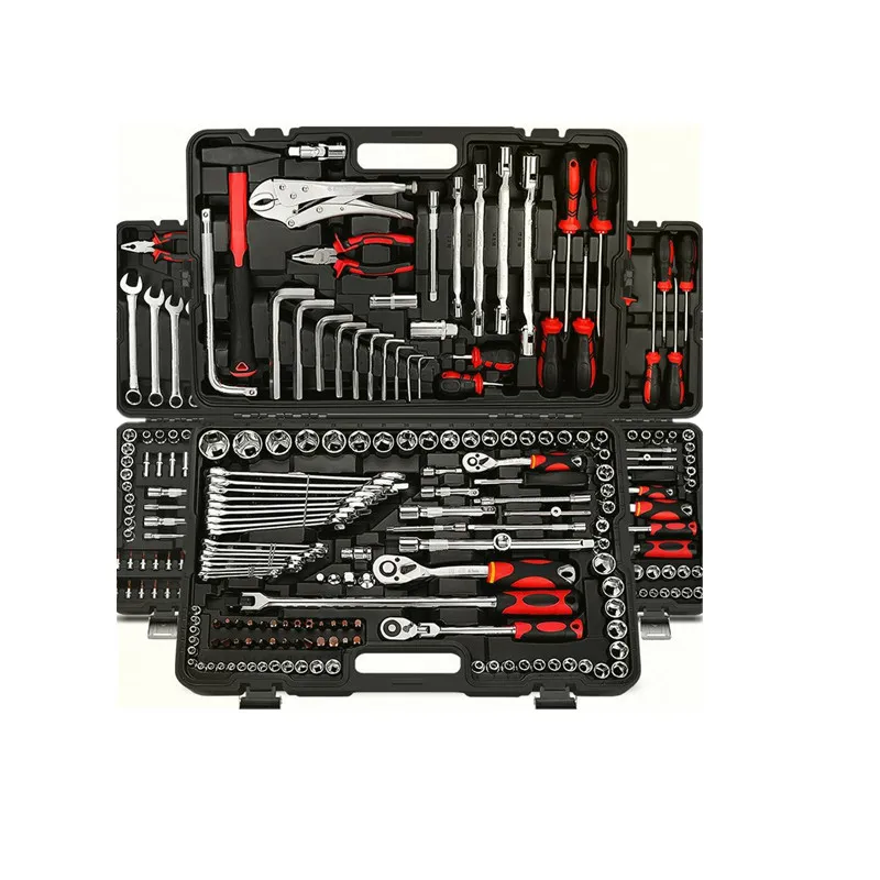 78 Pcs Complete Tool Kit Home Toolbox Auto Car Repair Set With Hammer Pliers Screwdriver Wrench Socket Mechanical Work