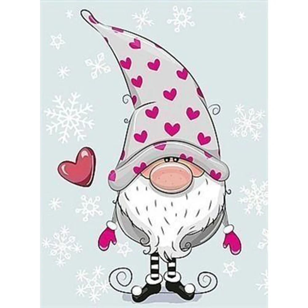 5D DIY Diamond Painting Christmas Dwarfs Picture of Rhinestones Full Drill Diamond Embroidery Home Decor Wall Art
