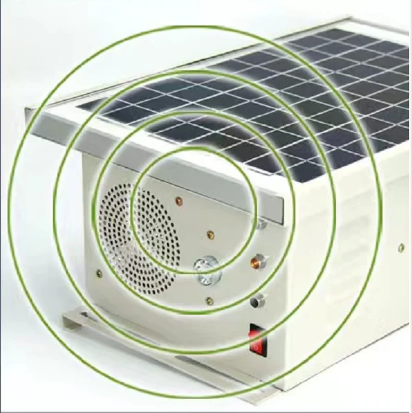 Effective Solar Powered Voice Device Scare Bird Repellent with Ultrasonic LED for Fishpond Garden Airport Farm to Control Bird