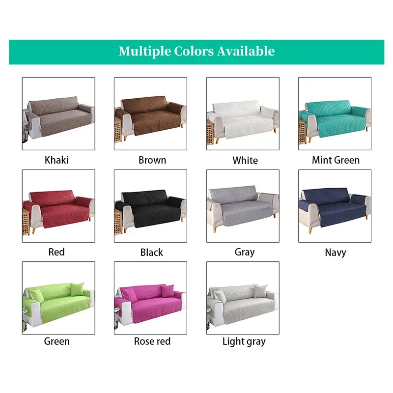 Original Soft Suede-Like Sofa Protector Slip Resistant Durable Furniture Slipcover with Straps, Washable Couch Cover