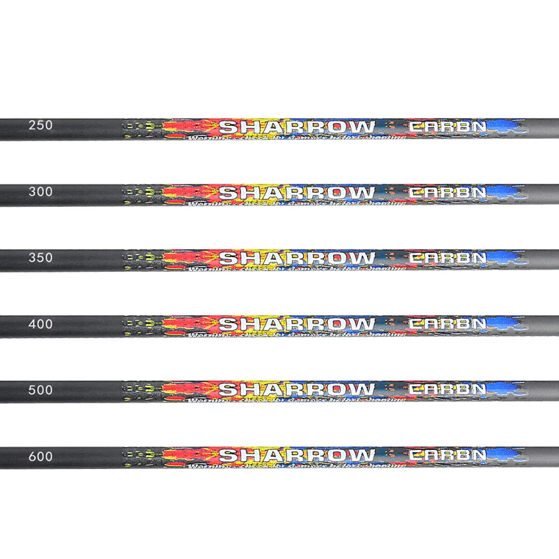 ID 6.2mm Pure Carbon Arrow Bow and Arrow Shaft Archery Equipment for Compound Recurve Bow Hunting Accessories