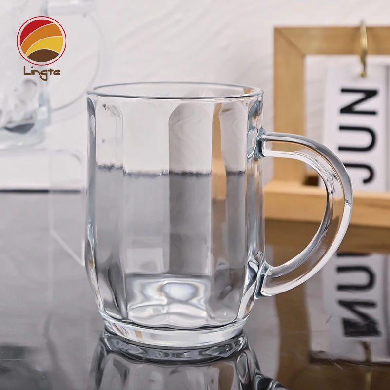Factory direct sale glass beer mugs wholesale borosilicate glass coffee tea cup mug
