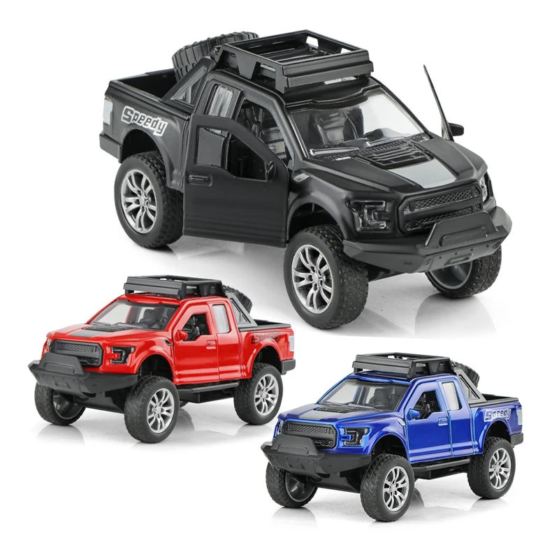 QS Factory Collection Simulation Alloy 1:32 Scale Kids Pull Back Opening Door Toy Car 3 Colors Metal Diecast Model Vehicle Toys