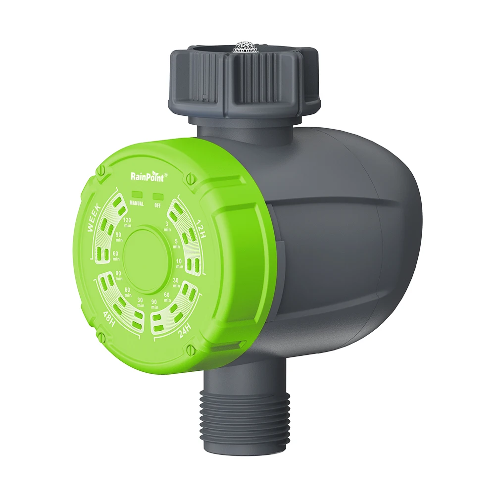 RainPoint Easy Use One-Click Digital Water Timer Automatic timer for Home Garden Watering