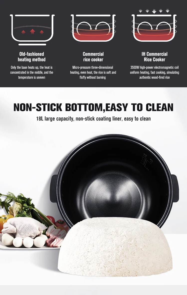 Kitchen Appliances IH Rice Cooker Cooking Pot Set Automatic Rice Cooker