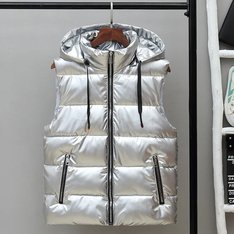 Liu Ming Fashion Brand 2024 New Arrivals Winter Men Clothes Casual Sleeveless Jacket Cotton Vest Hooded Plus Size Waistcoat