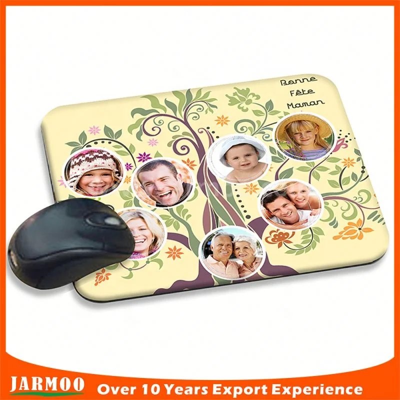 
good quality rubber custom hard plastic mouse pad 