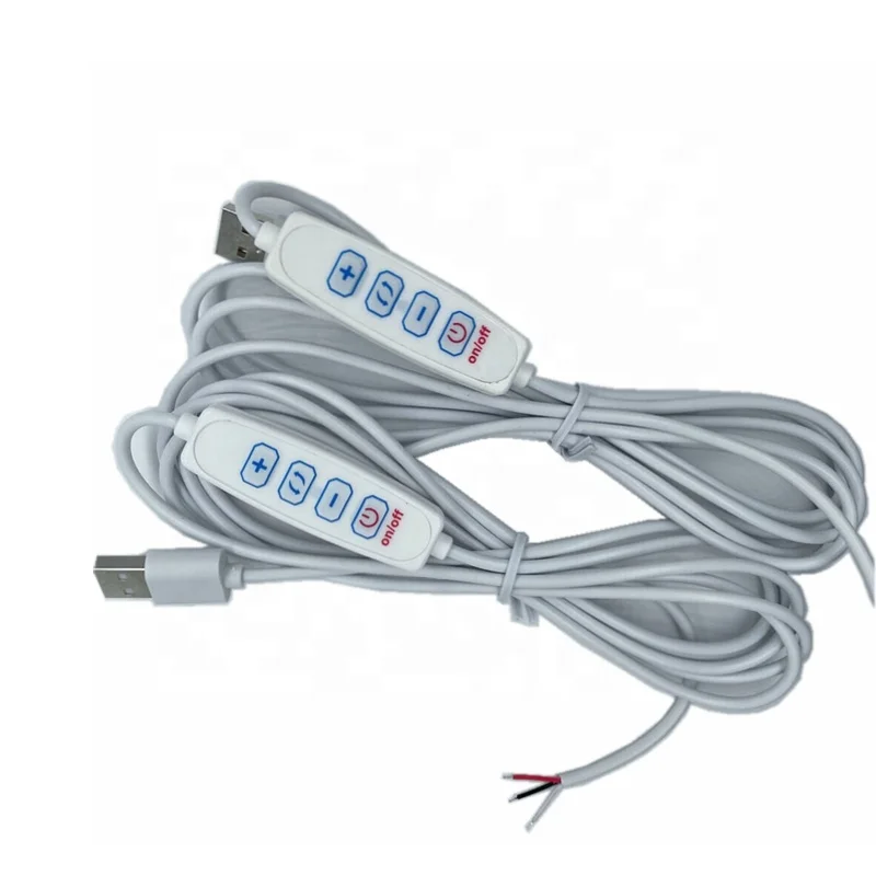 Светодиодный диммер 5 в постоянного тока, с кабелем включения/выключения USB