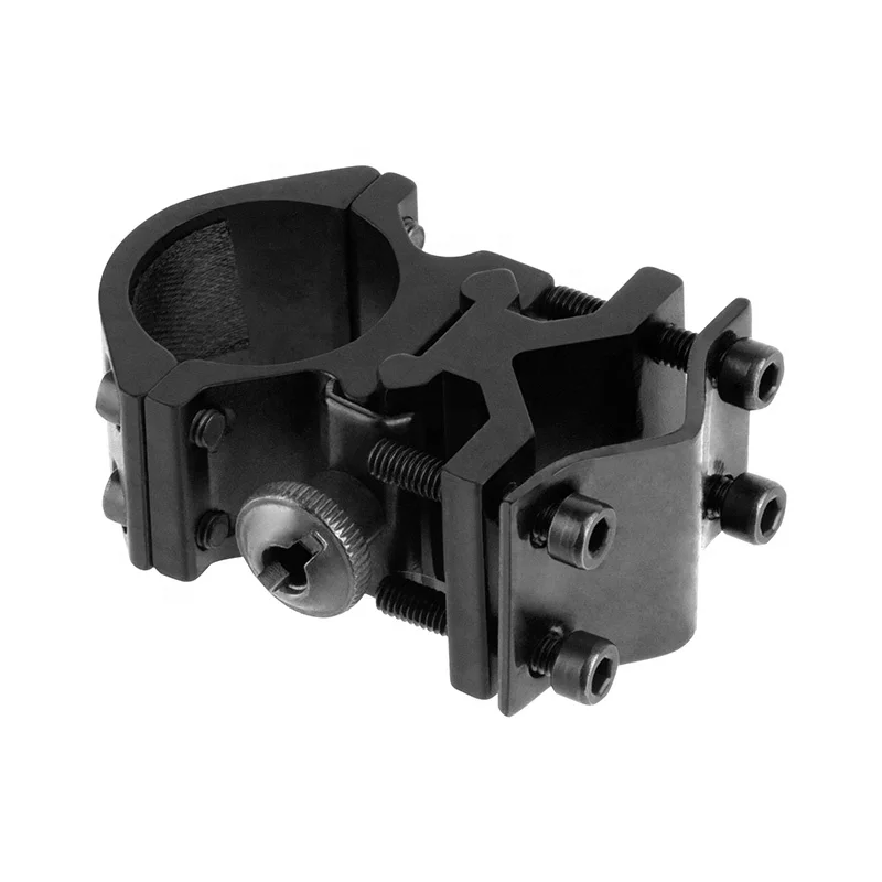 MZJ Optics combined low flashlight laser sight gun mount barrel adapter clamp clip picatinny rail 25.4mm scope mount (1600253260534)