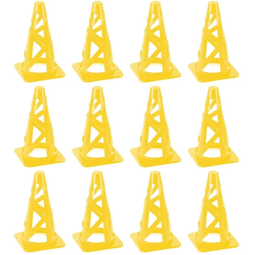 Wholesale 9 Inch Football Sport Training Traffic Cone PE Soccer Agility Training Cones