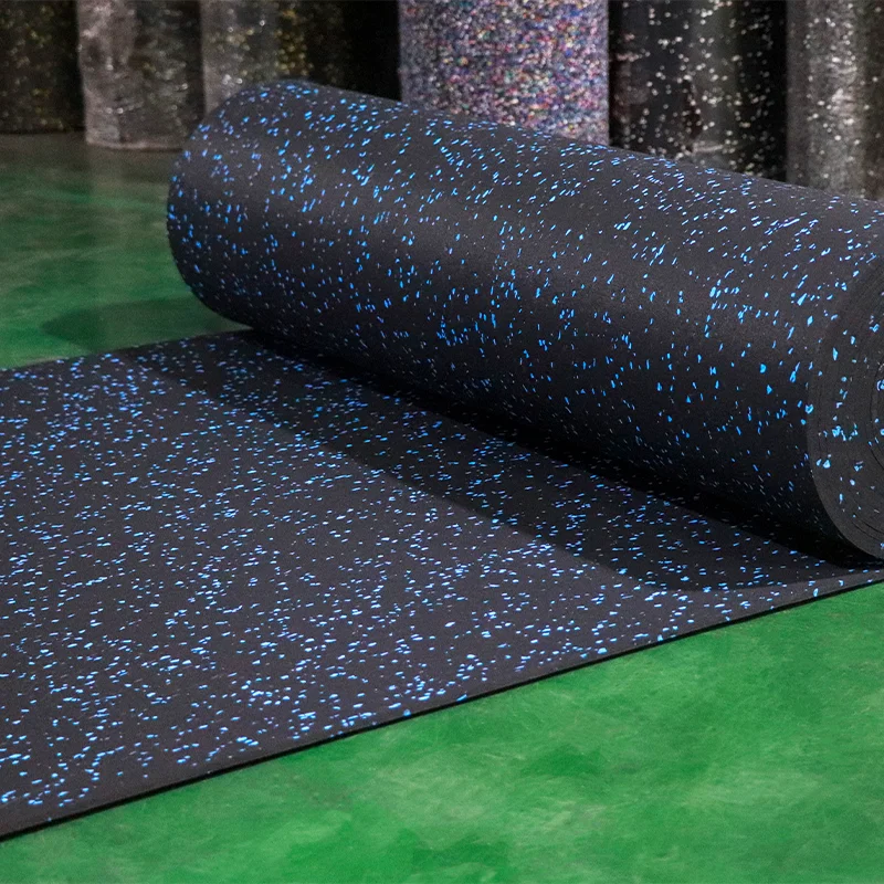 Factory price 3-12mm Gym Rolls Rubber Tiles Floor Mat Gym Rubber Flooring roll indoor area