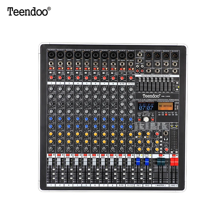 8 Channel With Usb Mini Sound Board Power Mixer Audio