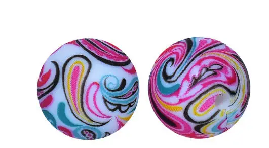 Hot Selling DIY 15mm Animal Customized Silicone Amulet Pen Focal Beads Food Grade Baby Teething Chew Loose Beads
