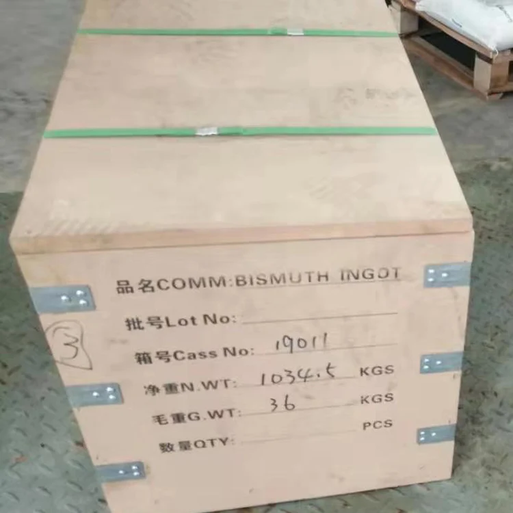 Factory Price Sell Bismuth Ingot with Bi Ingot and CAS No 7440-69-9