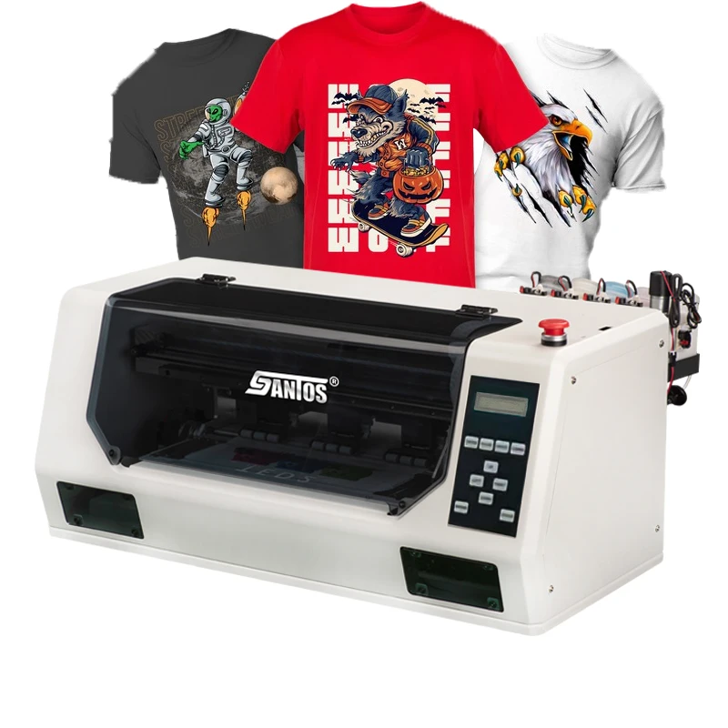 Dual Xp600 Dtf Printer Tshirt Printing Machine A3 13 Inch