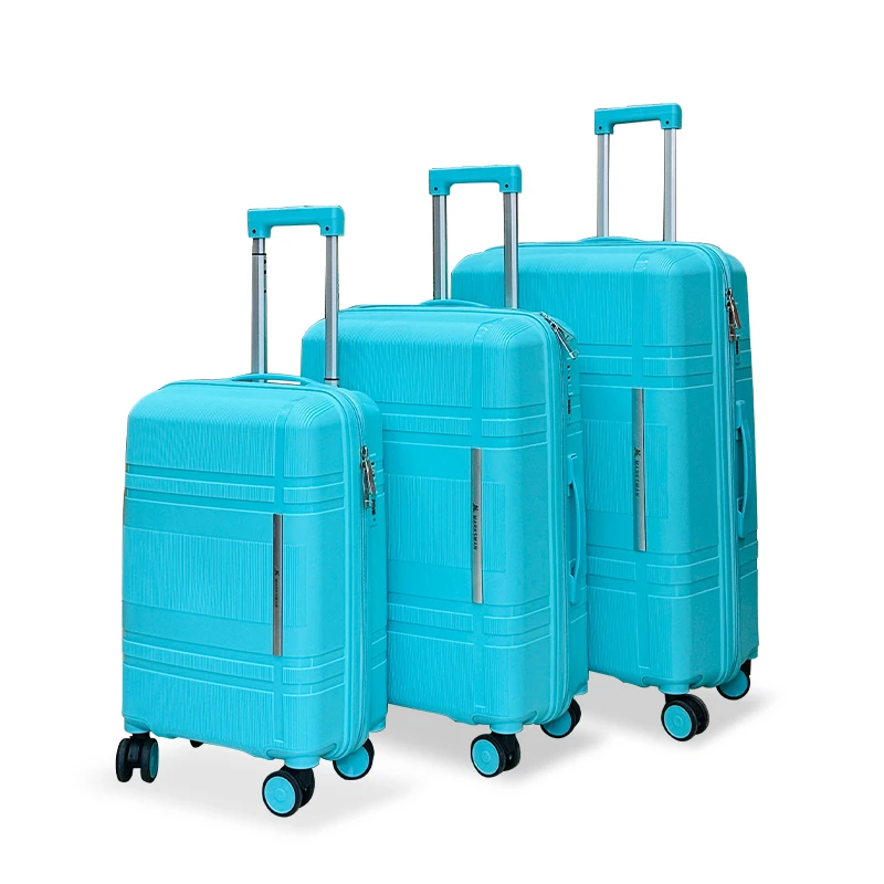 2024 Fashion factory wholesale hot sale travel PP luggage suitcases Supplier Custom trolley case