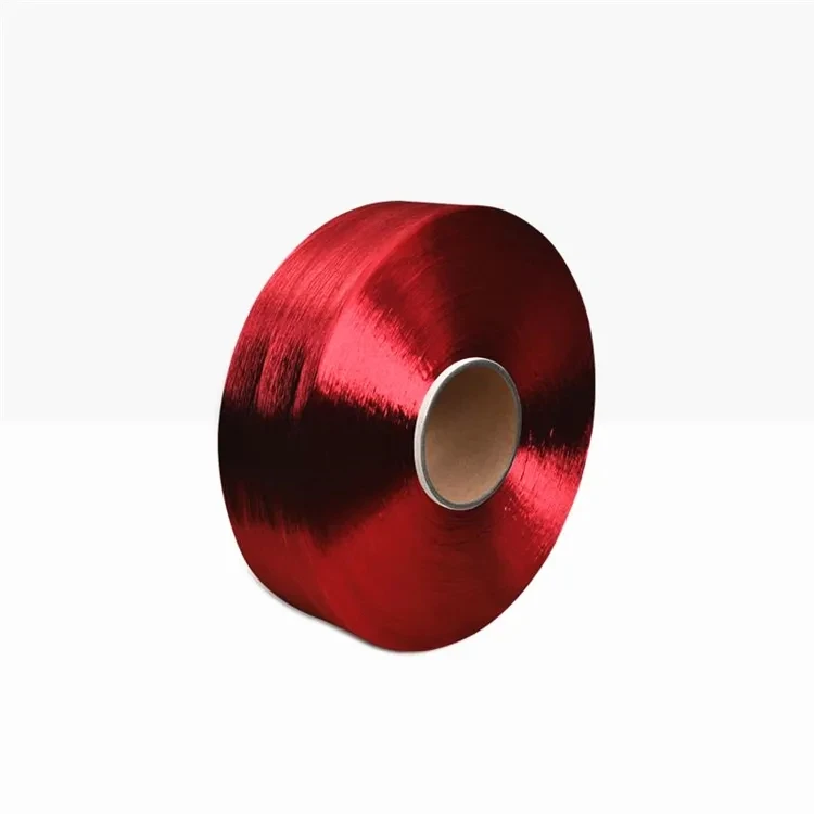 Recycled 100% Polyester filament fancy yarn FDY 70D/7F  AA for Feather Yarn