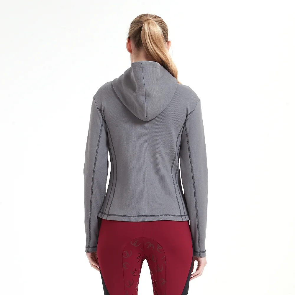 Wholesale Modify Curves Sweatshirt Horse Riding Long Sleeve Apparel Women Equestrian Top Jackets Clothing