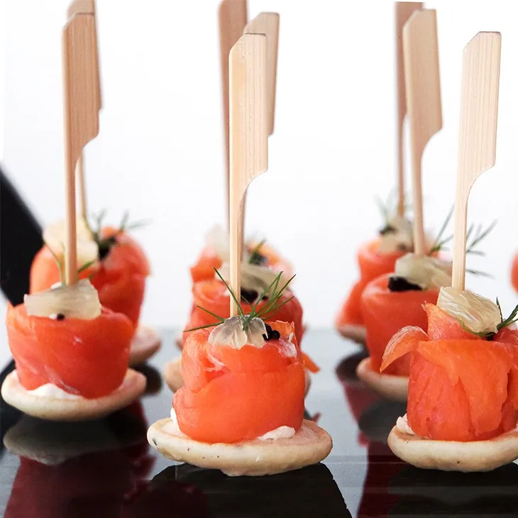 Factory paddle bamboo gun sticks with customized logo