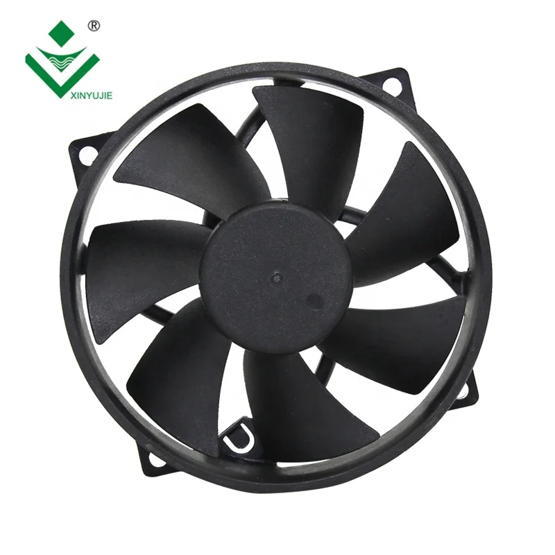 9025 осевой вентилятор с круглой рамой, охлаждающий вентилятор постоянного тока 90x90x25, 2 контакта, постоянный ток 12 В 24 В