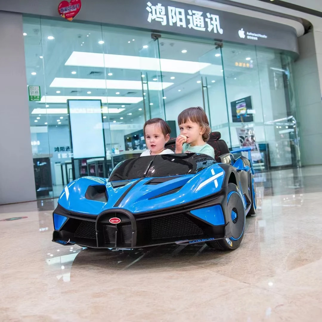 Double-Sided Electric Ride-On Road Vehicle for Boys Plastic Baby Toy Car with Remote Control