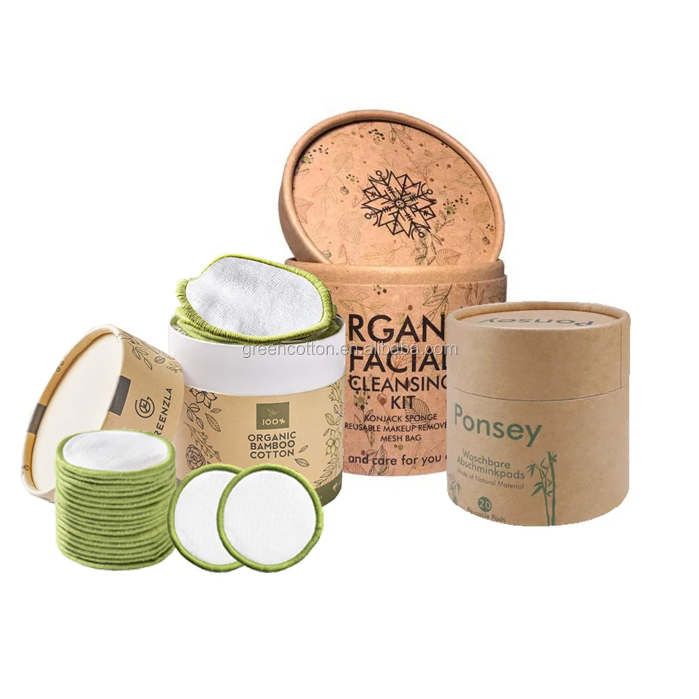  Greencotton моющаяся бамбуковая многоразовая круглая подкладка для снятия